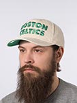 Бейсболка MITCHELL NESS арт. HM10472-BCEOFWH Boston Celtics NBA (off white)